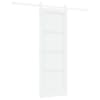 vidaXL Libisev uks 73,5 x 198,5 cm Tehispuit Valge