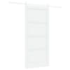 vidaXL Libisev uks 93 x 202 cm Tehispuit Valge