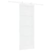 vidaXL Libisev uks 78 x 202 cm Tehispuit Valge