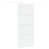 vidaXL Libisev uks 86 x 198,5 cm Tehispuit Valge