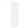 vidaXL Libisev uks 73,5 x 198,5 cm Tehispuit Valge