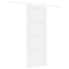 vidaXL Libisev uks 78 x 202 cm Tehispuit Valge