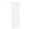 vidaXL Libisev uks 78 x 211 cm Tehispuit Valge