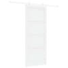 vidaXL Libisev uks 86 x 211 cm Tehispuit Valge