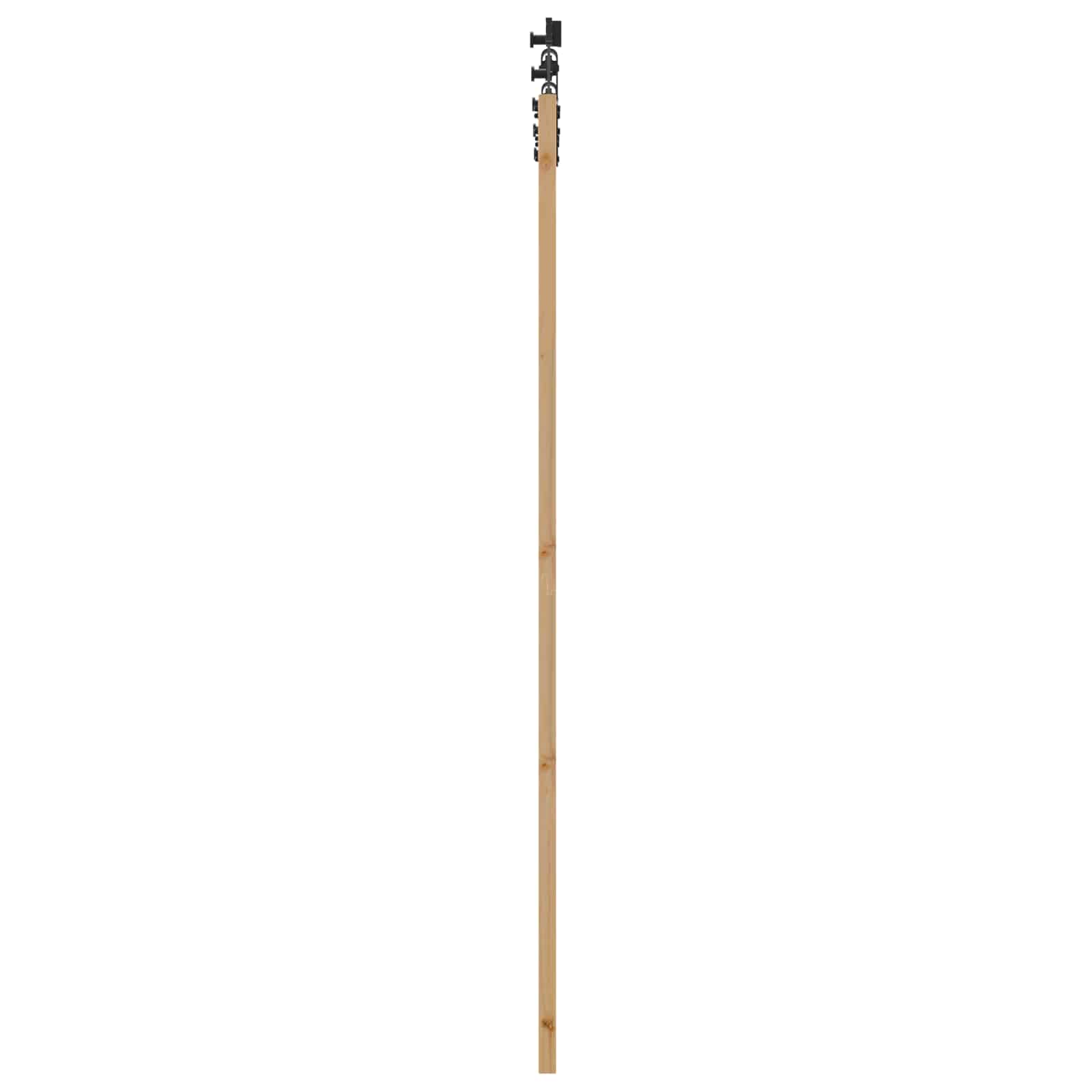 Drsna vrata 93 x 211 cm Inženirski les Naravna in črna