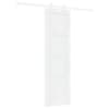 vidaXL Libisev uks 61 x 198,5 cm Tehispuit Valge