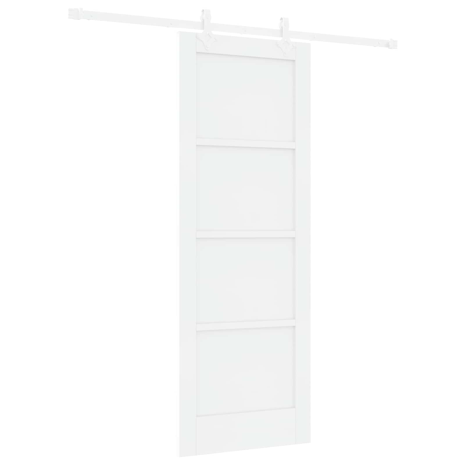 Drsna vrata 73,5 x 198,5 cm Inženirski les Bela