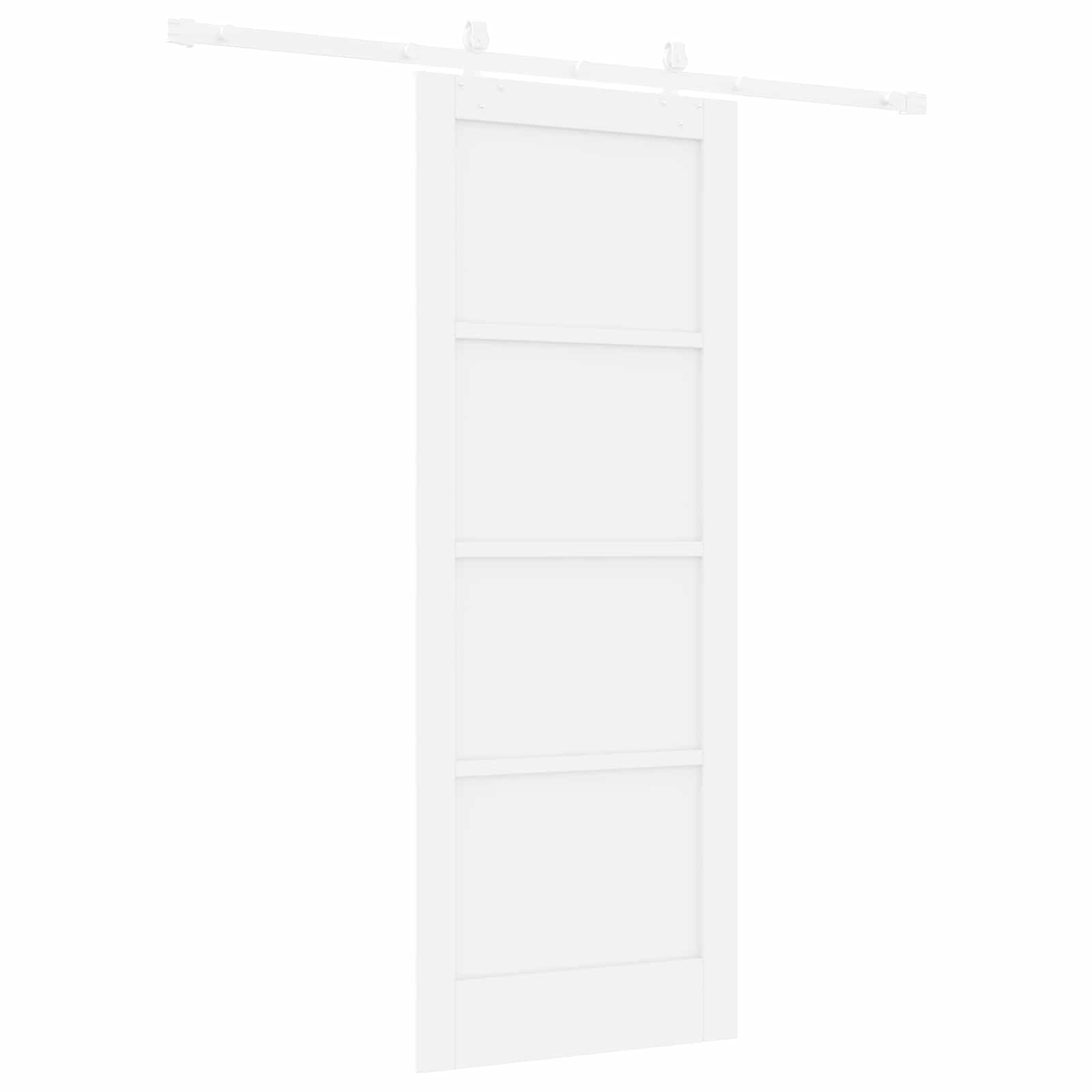 Drsna vrata 78 x 202 cm Inženirski les Bela