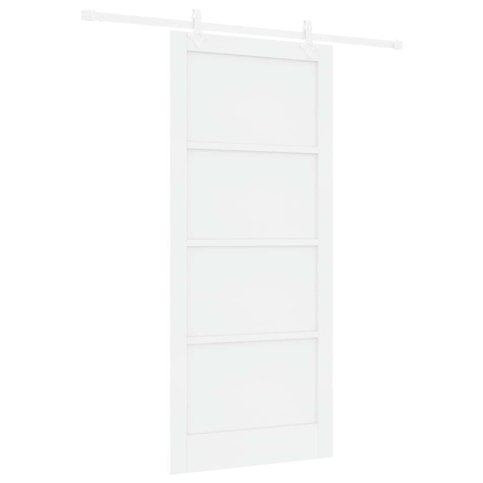 Drsna vrata 93 x 211 cm Inženirski les Bela