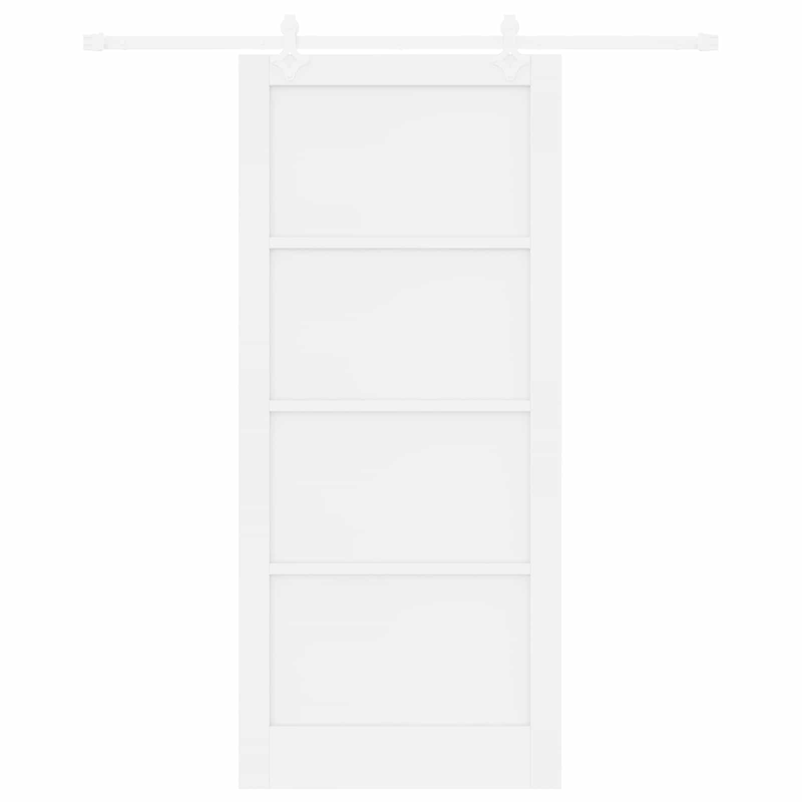 Drsna vrata 93 x 211 cm Inženirski les Bela