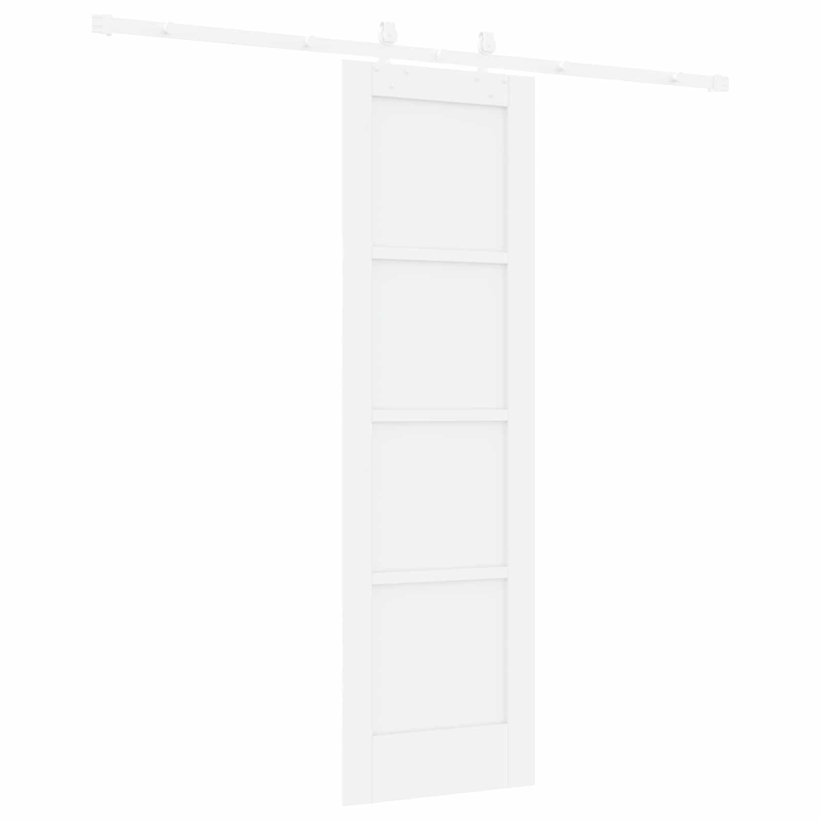 Drsna vrata 61 x 198,5 cm Inženirski les Bela