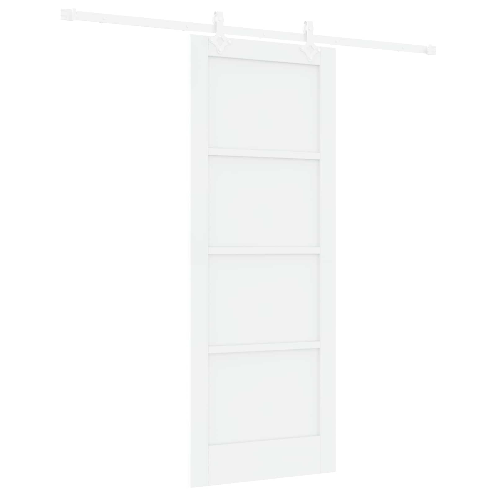 Drsna vrata 78 x 202 cm Inženirski les Bela