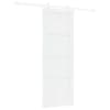 vidaXL Libisev uks 78 x 211 cm Tehispuit Valge
