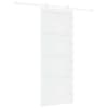 vidaXL Libisev uks 83 x 211 cm Tehispuit Valge