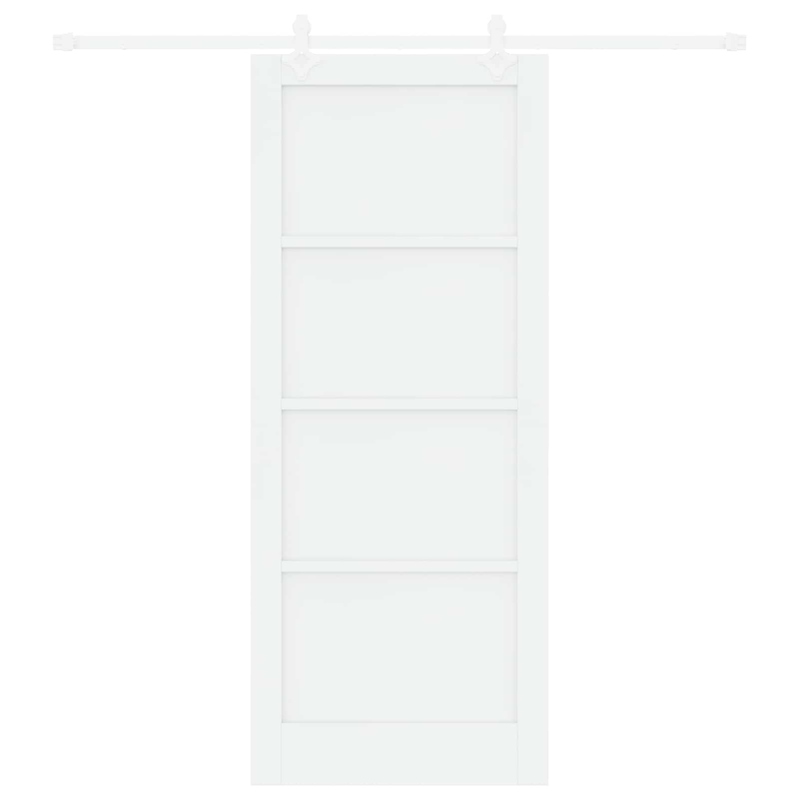 Drsna vrata 86 x 211 cm Inženirski les Bela