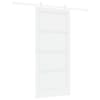 vidaXL Libisev uks 93 x 202 cm Tehispuit Valge