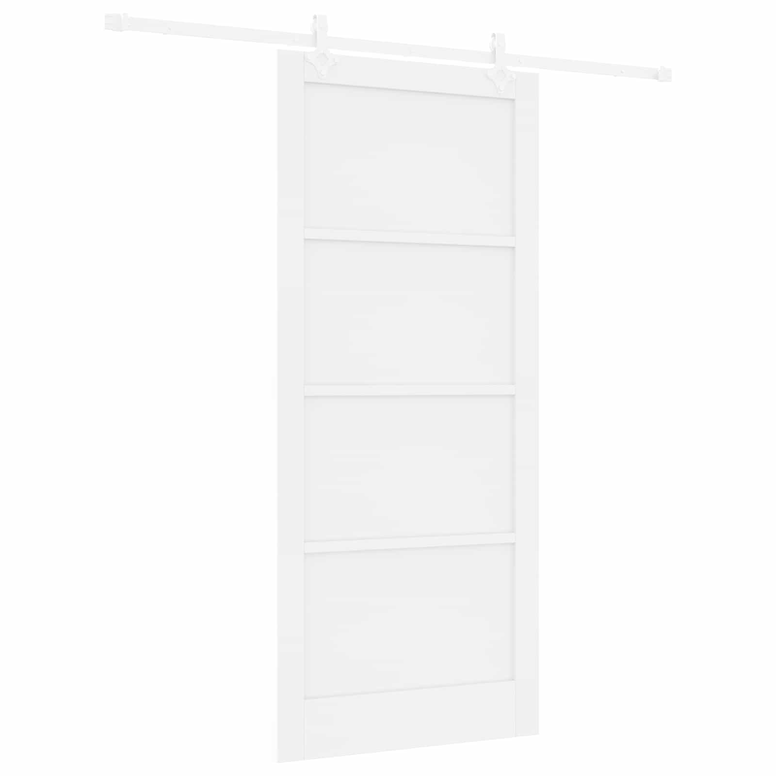 Drsna vrata 93 x 211 cm Inženirski les Bela