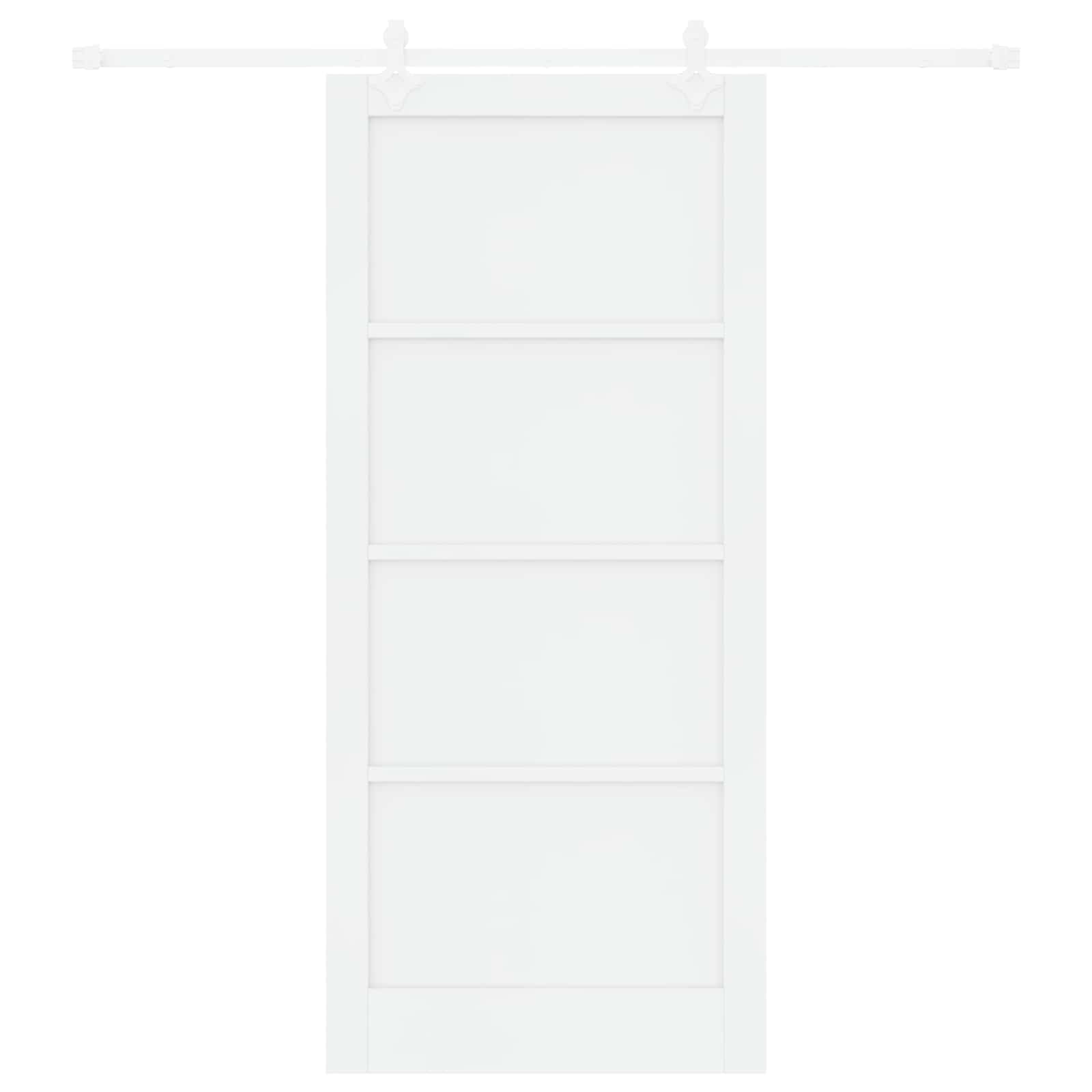 Drsna vrata 93 x 211 cm Inženirski les Bela