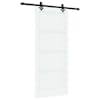 vidaXL Libisev uks ORKDAL 86 x 198,5 cm Tehispuit Valge ja must
