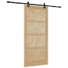 vidaXL Libisev uks ORKDAL 93 x 202 cm Tehispuit Naturaalne ja must