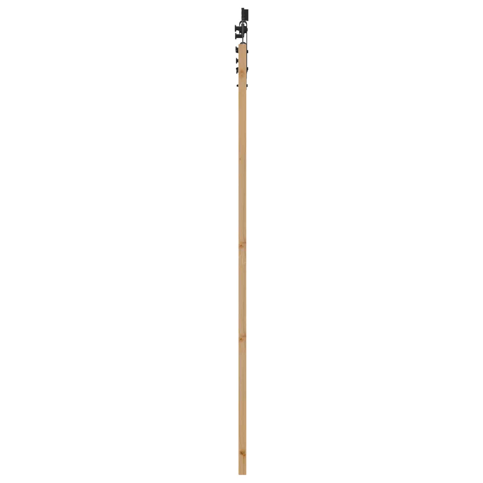 Drsna vrata ORKDAL 93 x 211 cm Inženirski les Naravna in črna