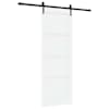 vidaXL Libisev uks ORKDAL 78 x 211 cm Tehispuit Valge ja must