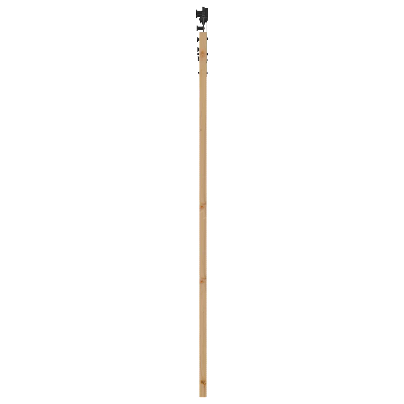Drsna vrata ORKDAL 93 x 202 cm Inženirski les Naravna in črna
