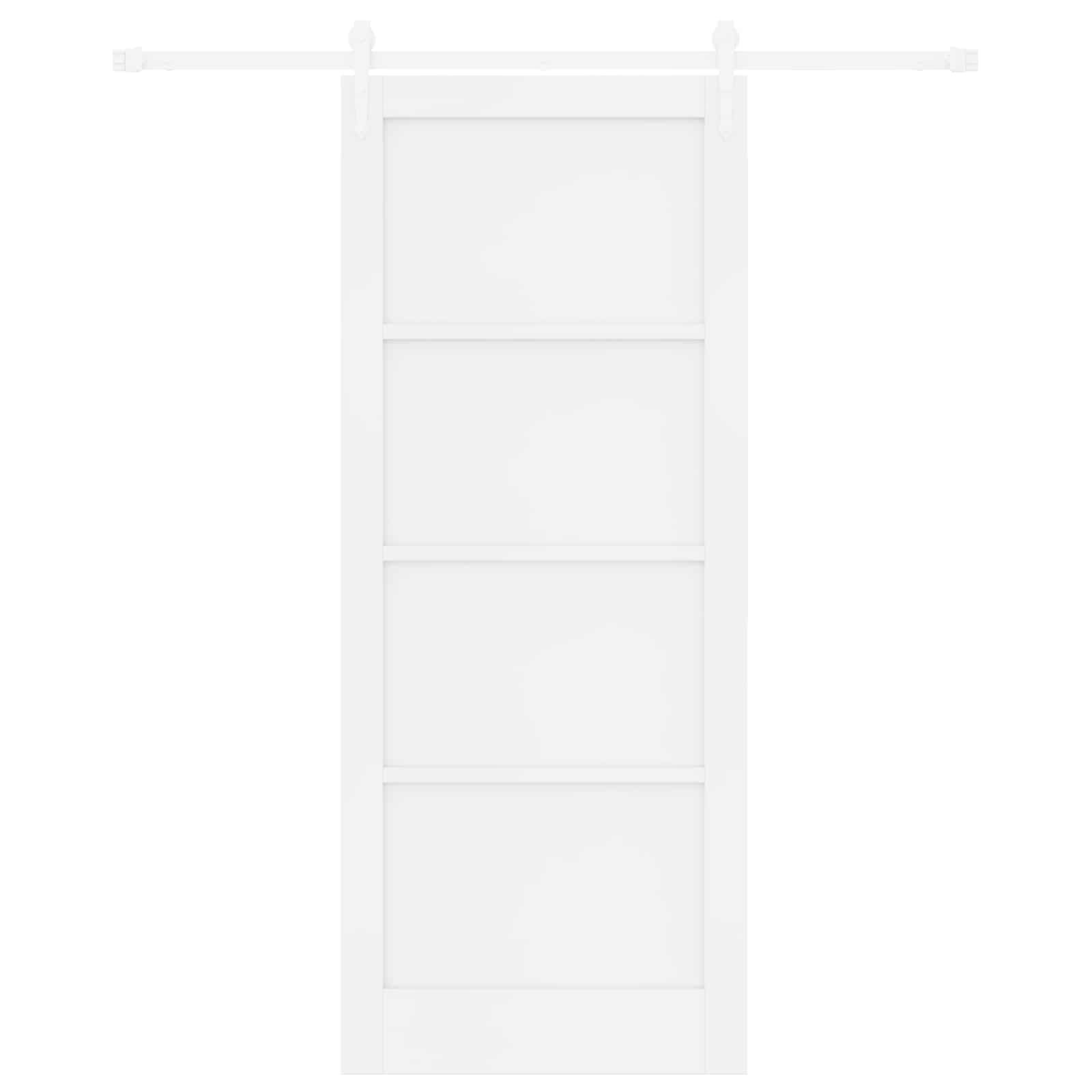 Drsna vrata ORKDAL 86 x 211 cm Inženirski les Bela