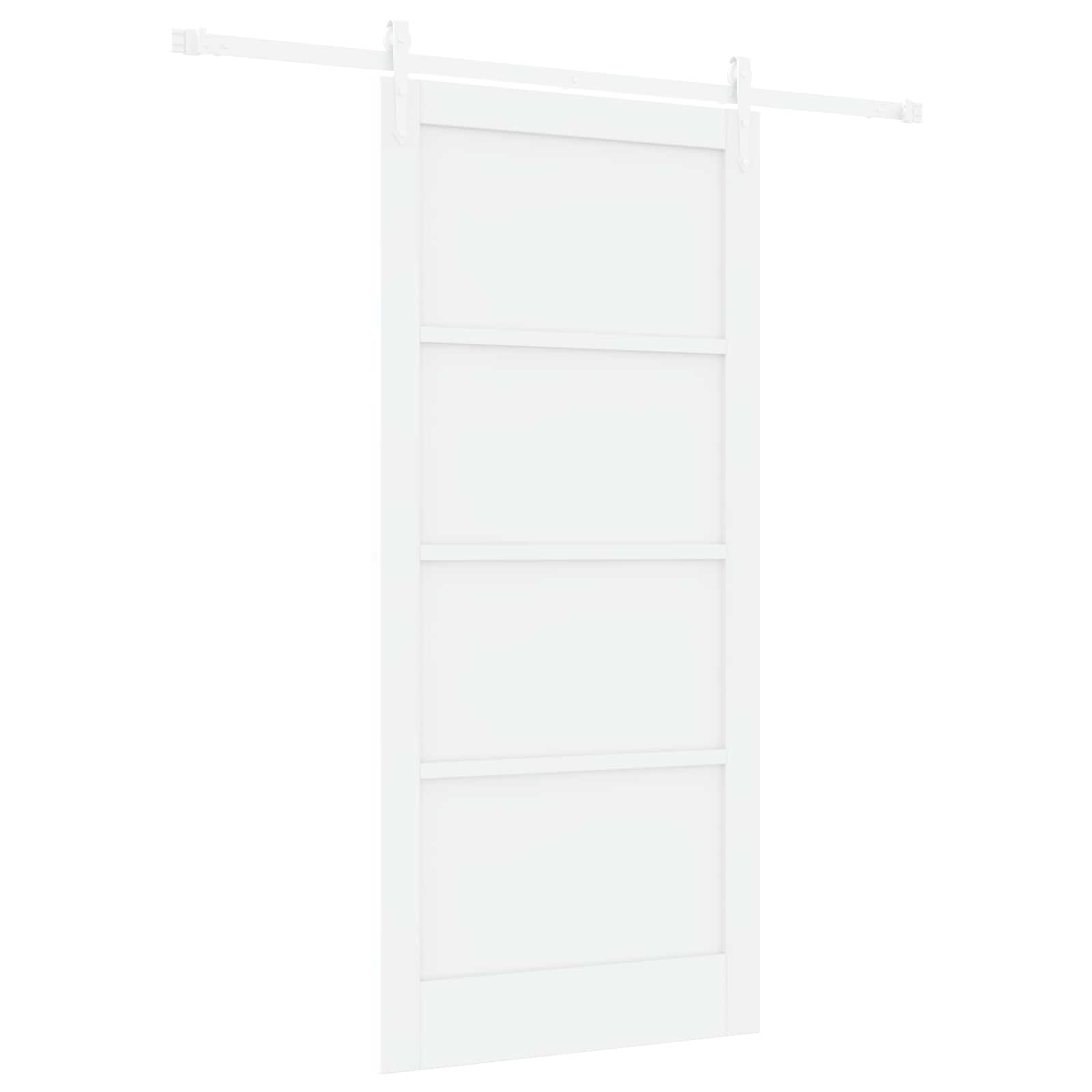 Drsna vrata ORKDAL 93 x 202 cm Inženirski les Bela