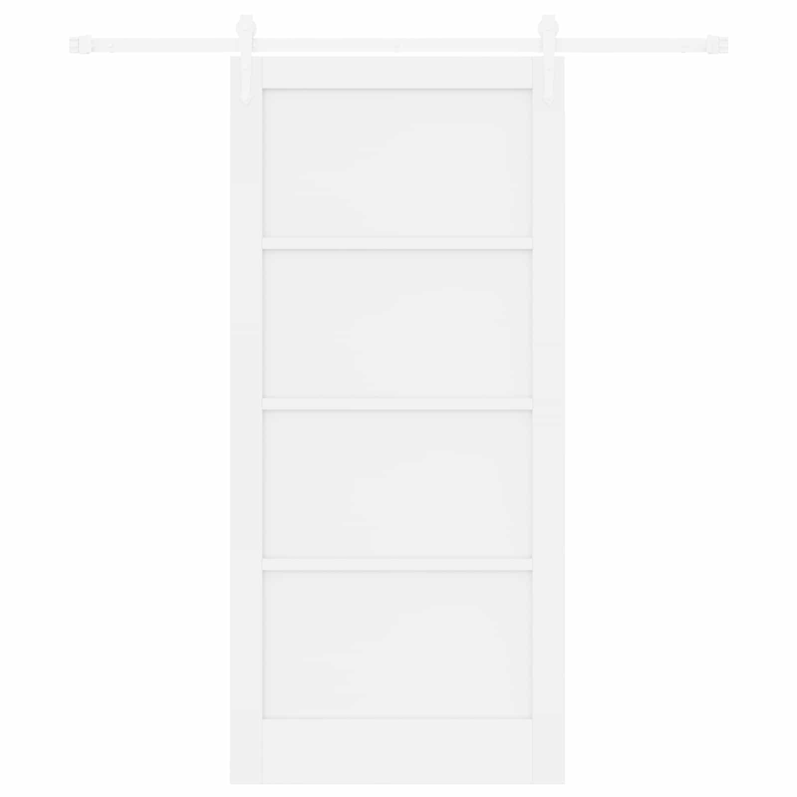 Drsna vrata ORKDAL 93 x 202 cm Inženirski les Bela