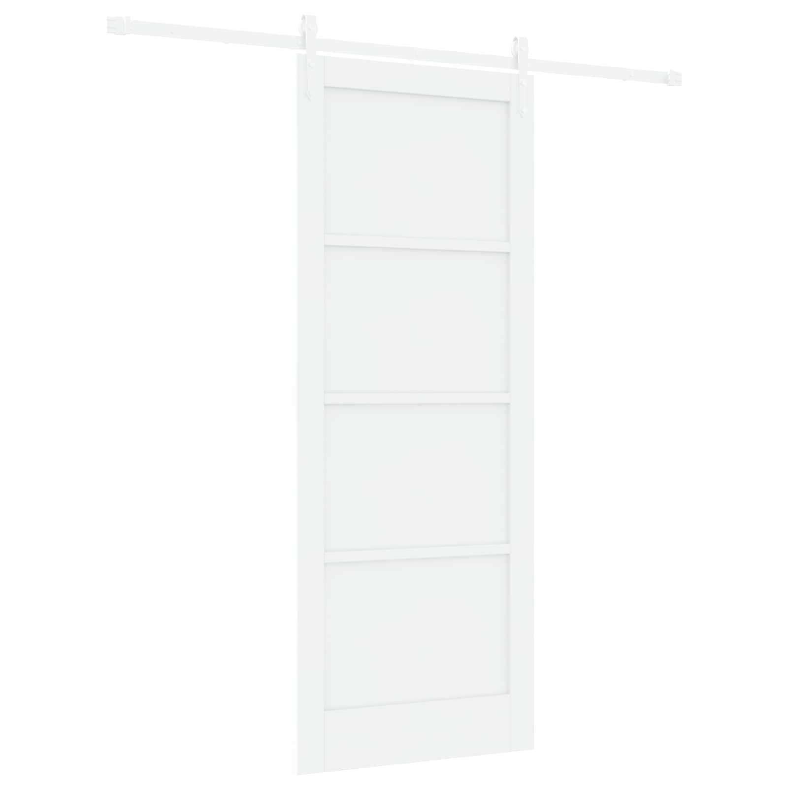 Drsna vrata ORKDAL 83 x 211 cm Inženirski les Bela