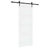 vidaXL Libisev uks ORKDAL 78 x 202 cm Tehispuit Valge ja must