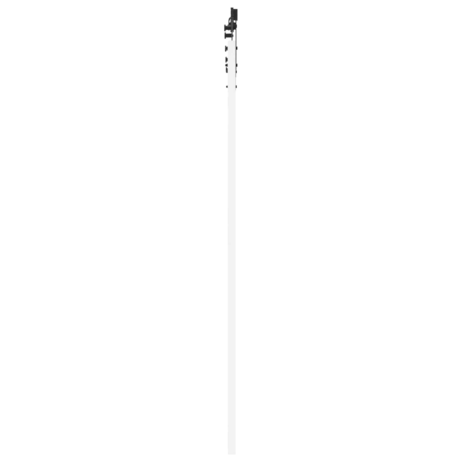 Drsna vrata ORKDAL 78 x 202 cm Inženirski les Bela in črna