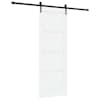 vidaXL Libisev uks ORKDAL 78 x 211 cm Tehispuit Valge ja must