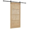 vidaXL Libisev uks ORKDAL 93 x 202 cm Tehispuit Naturaalne ja must