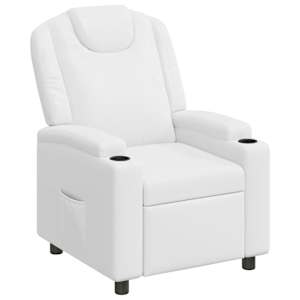 vidaXL Lamamistool Valge 75 x 95 x 106 cm kangas