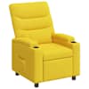 vidaXL Lamamistool Kerge kollane 75 x 95 x 103 cm kangas