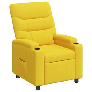 vidaXL Lamamistool Kerge kollane 75 x 95 x 103 cm kangas