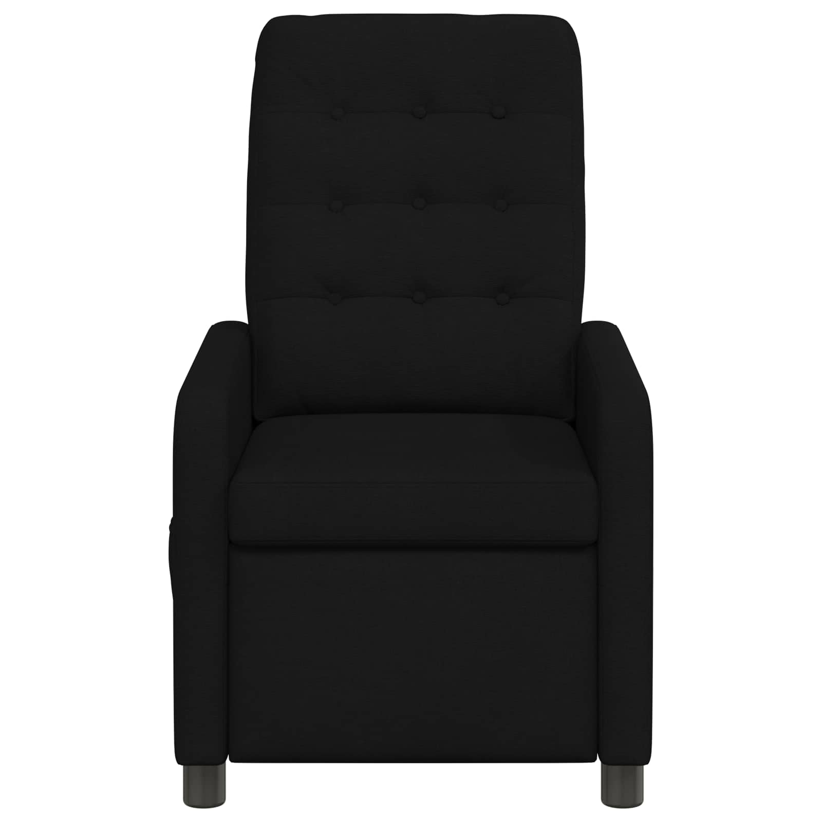 vidaXL Ligstoel Zwart 65 x 93 x 102 cm Stof, foto 4
