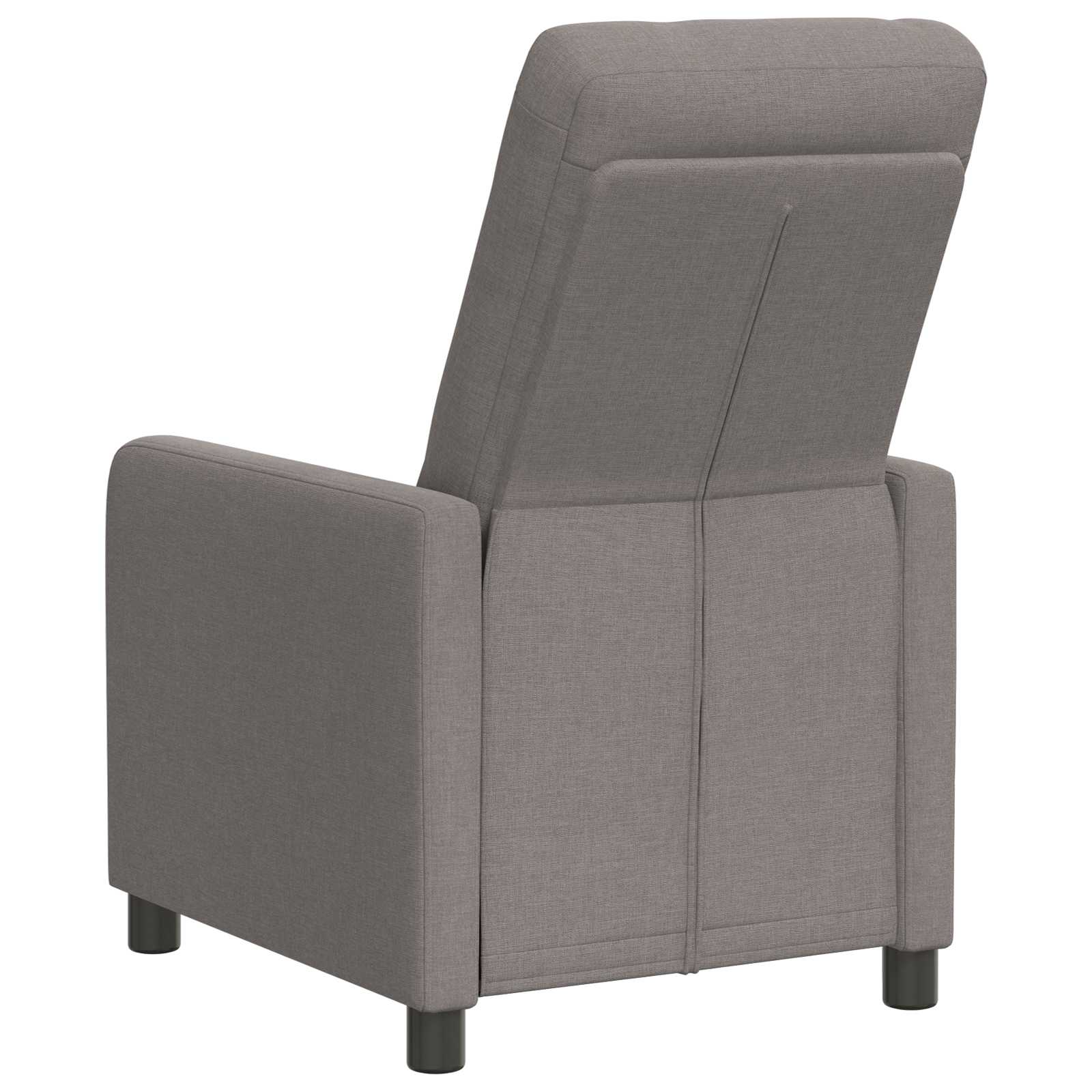 Naslonjač na ležanje Taupe 65 x 93 x 102 cm Blago