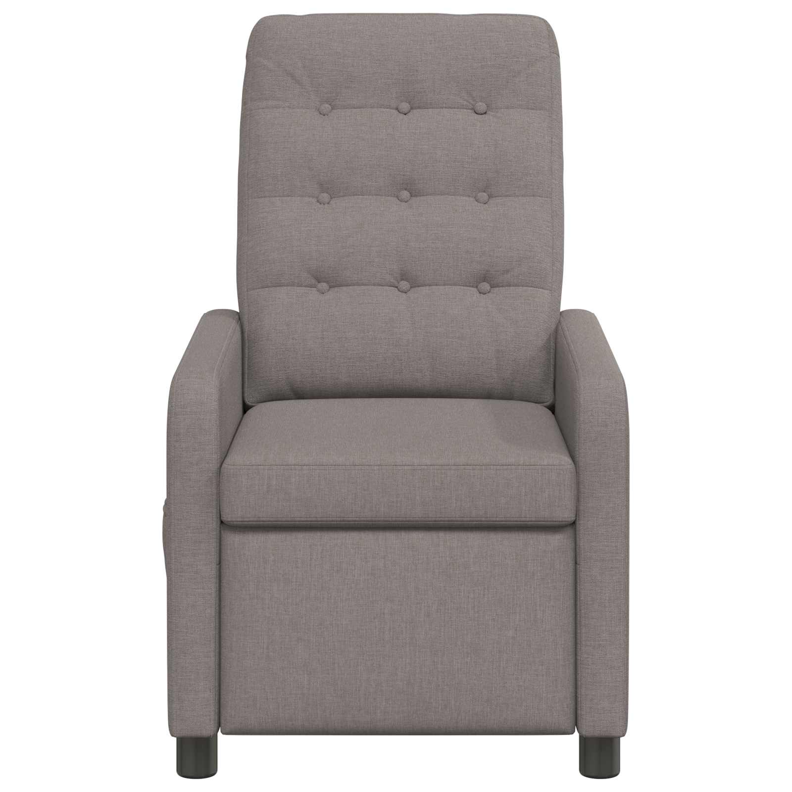 Naslonjač na ležanje Taupe 65 x 93 x 102 cm Blago