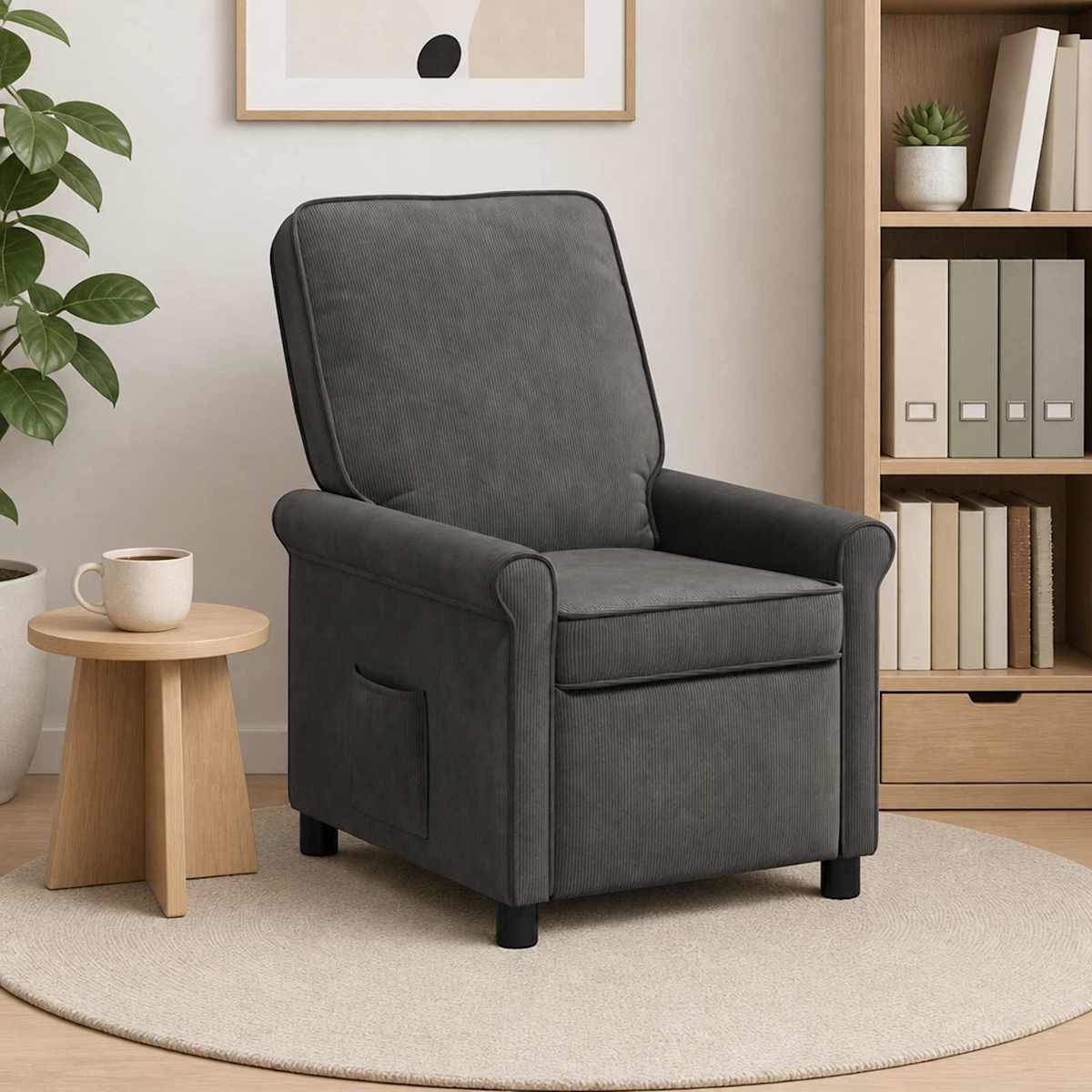 Massagelænestol 69 x 95 x 101 cm Stof