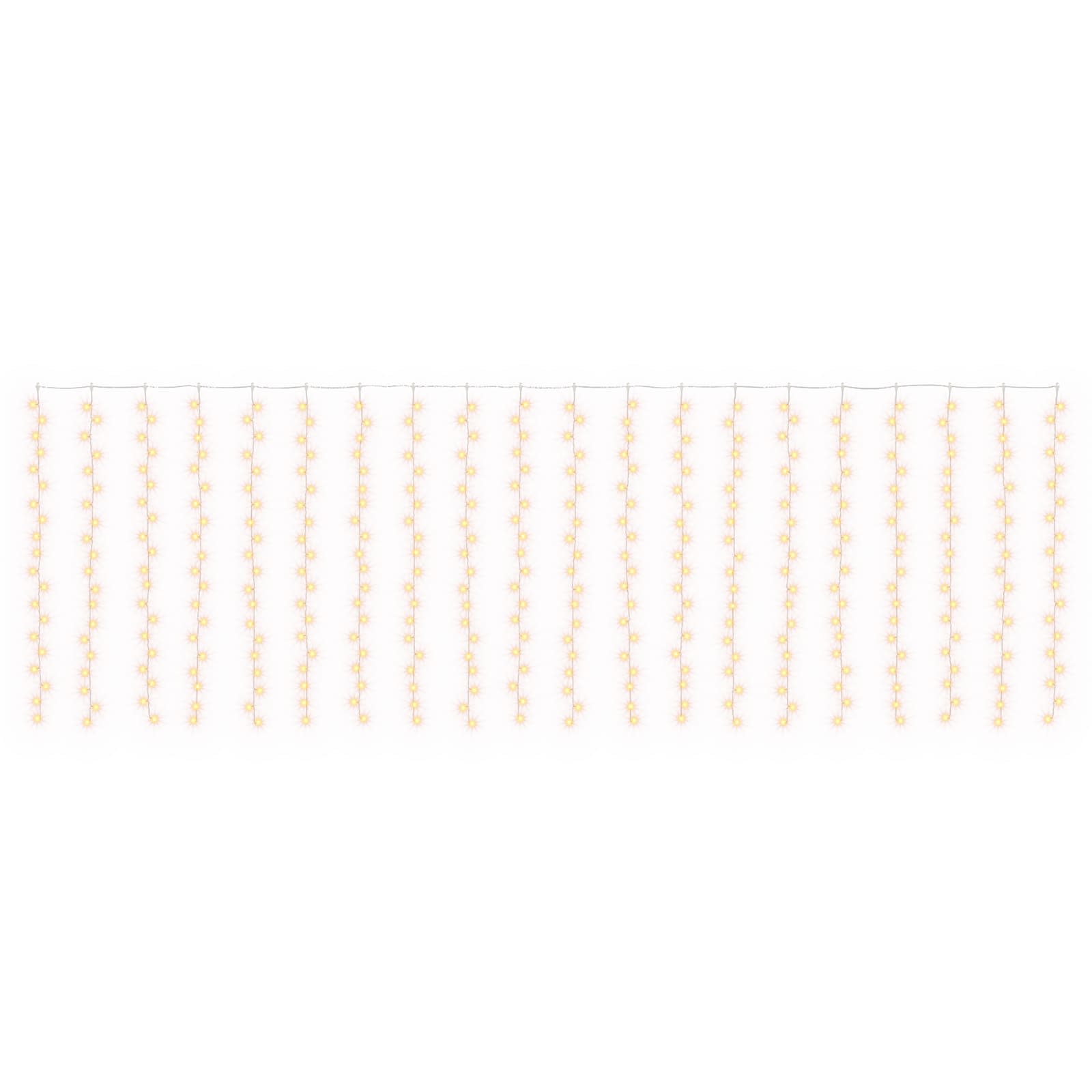 Svetlobna zavesa 400 LED Toplo bela 600 x 200 cm