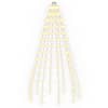 vidaXL J&otilde;ulupuu tuled 150 LED-i Soe valge 150 cm