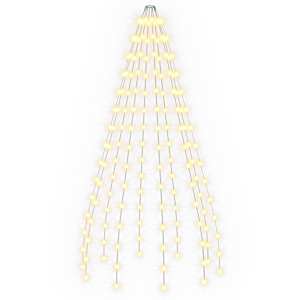vidaXL J&otilde;ulupuu tuled 150 LED-i Soe valge 150 cm