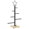 vidaXL Metall j&otilde;ulupuu KUOPIO 60 cm Teras Must