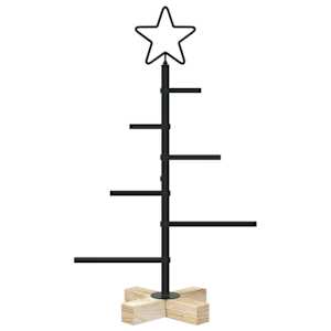 Kovový vánoční stromeček KUOPIO 60 cm Ocel Černá - obrázek 4
