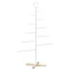 vidaXL Metall j&otilde;ulupuu KUOPIO 125 cm Teras Valge