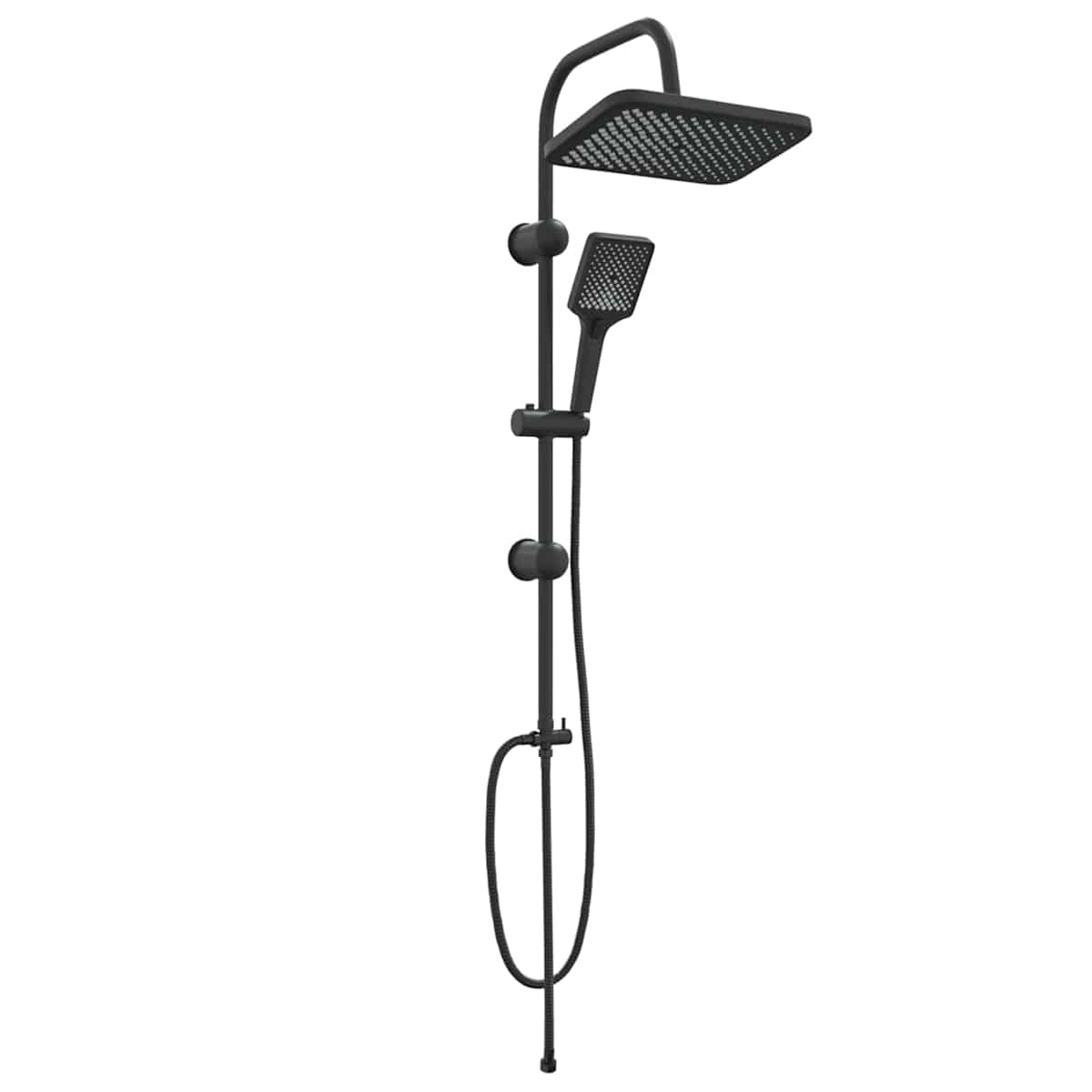 Brusesystem med bruserhoved 48 x 30 x 100 cm Rustfrit stål - Billede 2