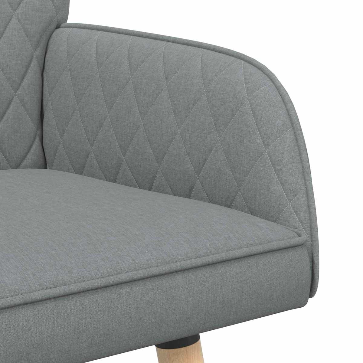 2-personers sofa med ben i massivt træ 2-personers - Billede 6